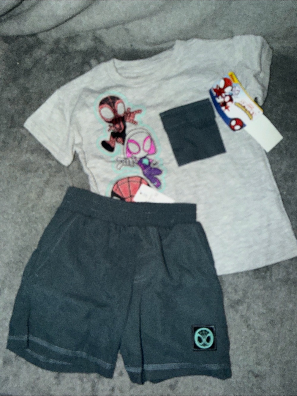 Spidey & Friends Toddler Boys Short Sleeve T-Shirt And Shorts Set, Size 2T